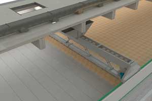 Rectangular loading unit