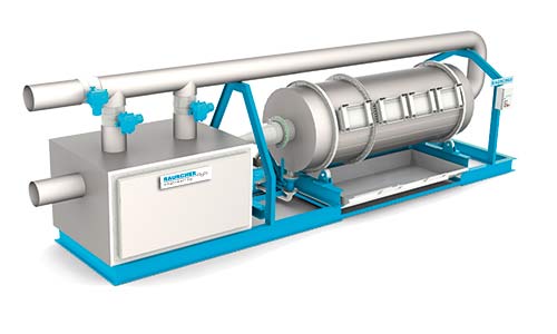 3D design of a Malting drum